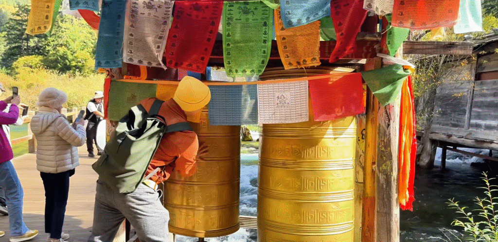 Prayer Wheels - Jiuzhaigou Travel Guide: Magical Valley - Leo Trails