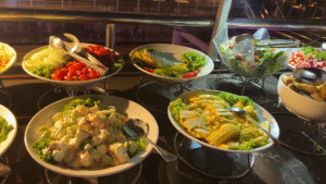 Salads- Bangkok Dinner Cruise for a Memorable Birthday - Leo Trails