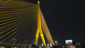 Bridge view - Bangkok Dinner Cruise for a Memorable Birthday - Leo Trails