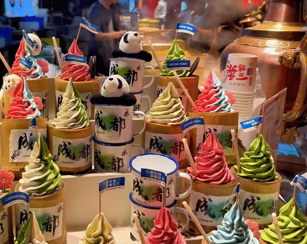 Ice creams stalls - Chengdu Top 9 Must-Visit Spots - Leo Trails