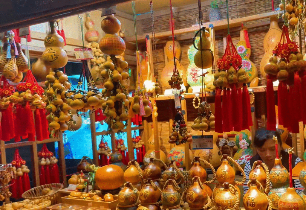 Stalls that sells Hulu/ Chinese Gourd - Chengdu Top 9 Must-Visit Spots - Leo Trails