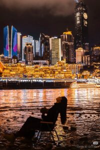 Solo Photo reference at HóngyáDòng (洪崖洞) - 7 Must-Visit Spots in Chongqing - Leo Trails