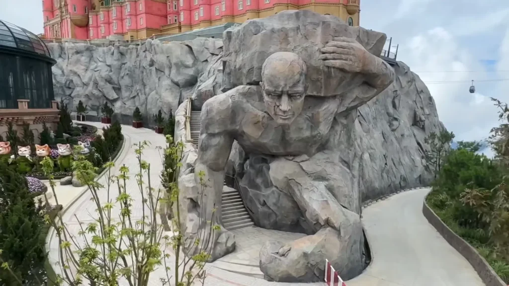 Atlas Statue - Once in a Lifetime you need to go to Ba Na Hills - Leo Trails