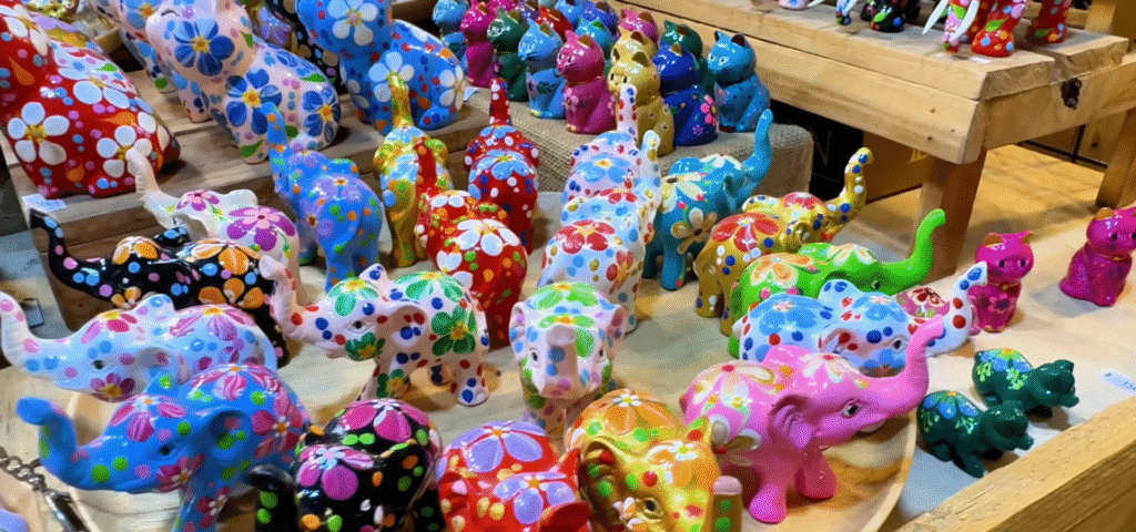 Colorful Elephant Statue Figure - 9 Best Experiences in Chiang Mai Worth the Trip - Leo Trails