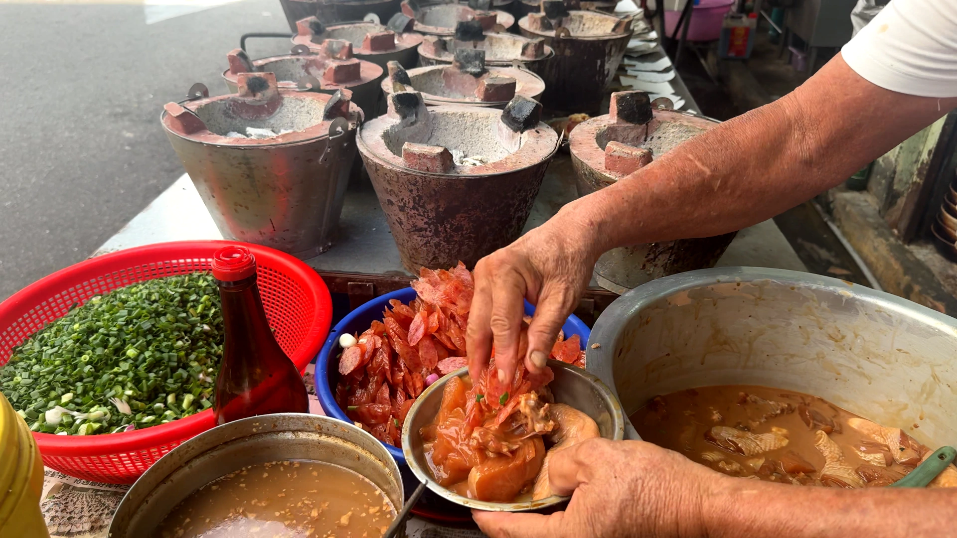 Gather some ingredients for the food - Try KL Dishes That Locals Love - leo trails
