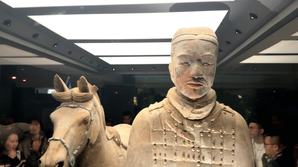 Terracotta Army warrior with horse - Shocking Secrets of the Qin Mausoleum and Terracotta Army - Leo Trails