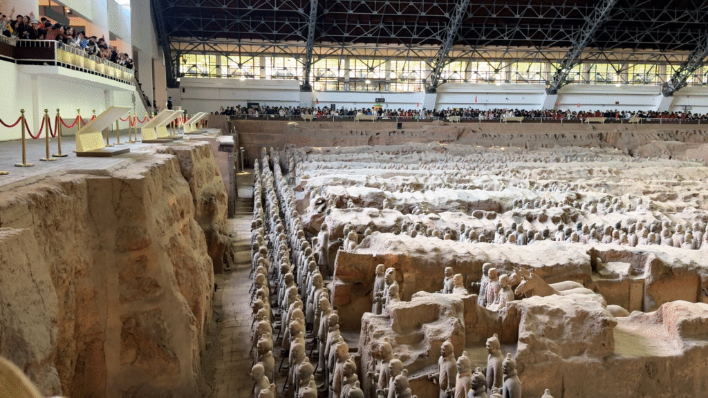 Terracotta Army statues from the right  - Shocking Secrets of the Qin Mausoleum and Terracotta Army - Leo Trails