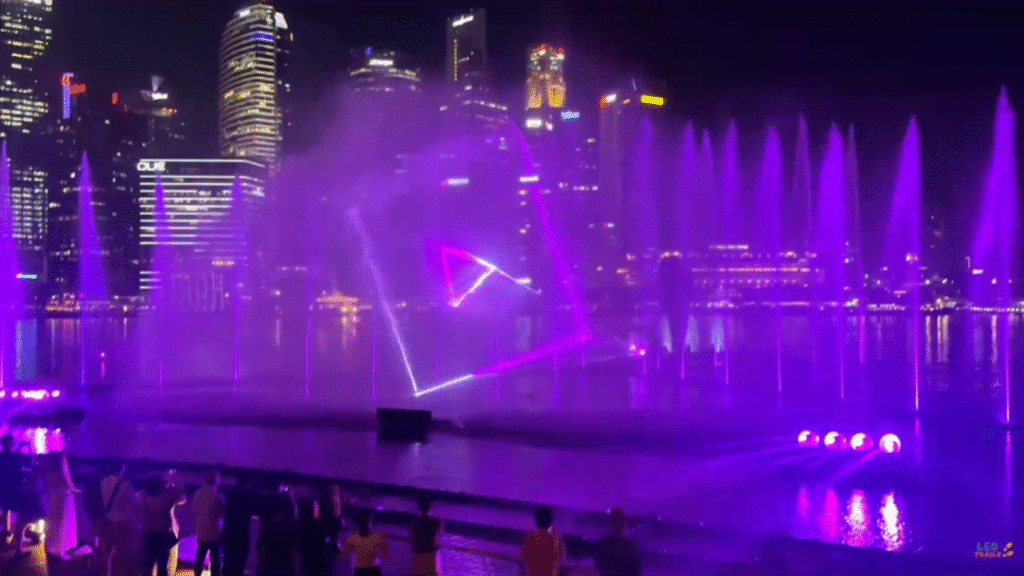 Spectra light & water show - How to Enjoy Singapore Without Breaking the Bank - Leo Trails