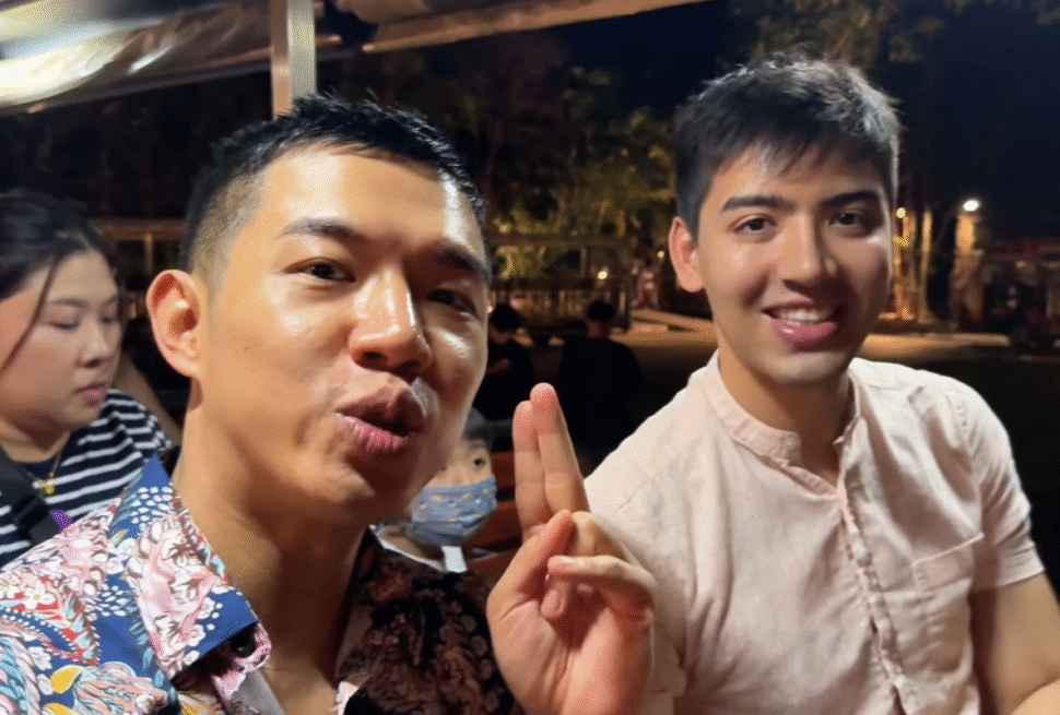 Me selfie with my friend at Chiang Mai Night Safari - The Best of Chiang Mai Night Safari at Night - Leo Trails