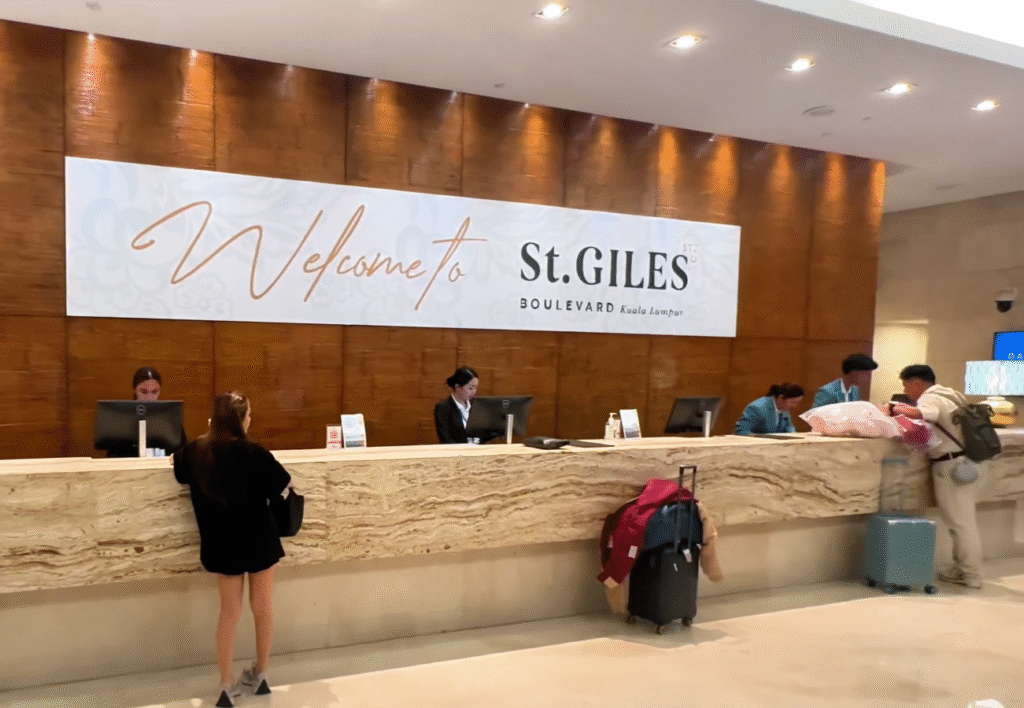St. Giles Lobby - St. Giles Hotel: Your Jaw-Dropping Kuala Lumpur Adventure Starts Here! - leo trails
