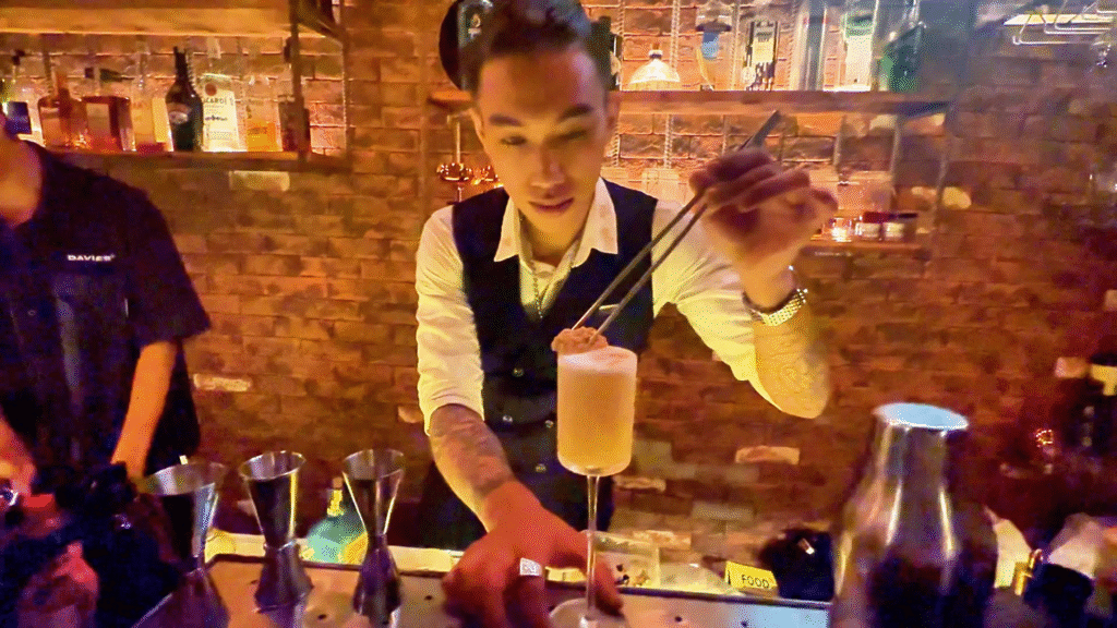 Bartender making cocktail - The Ultimate Travel Guide to Da Nang - Leo Trails