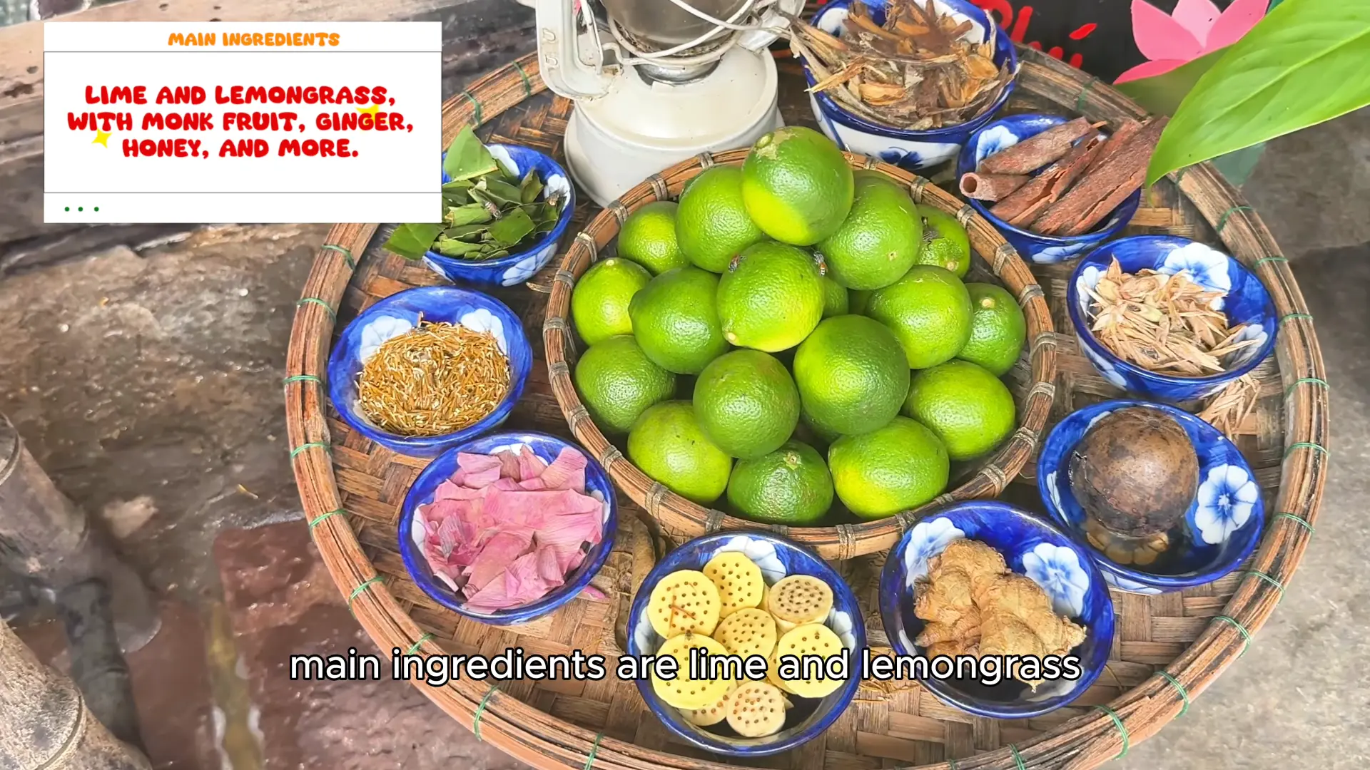 Ingredients for Mot Drink - Mot Hoi An – The Magic Potion of Hoi An - Leo trails
