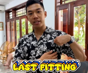 Last fitting on Shirt - Tuong Tailor in Hoi An: A Quick, Stylish Custom Fit - Leo Trails