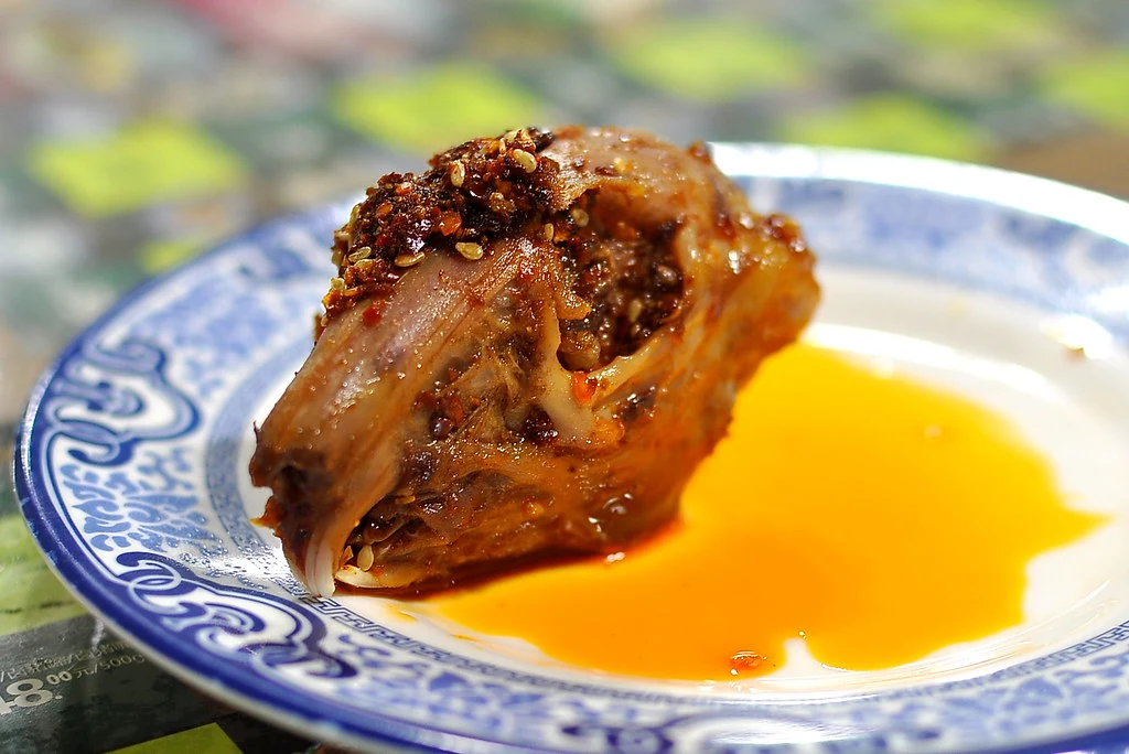 Sichuan Ma La Rabbit Head - Kuan Zhai Alley Chengdu: What to Eat Here - Leo Trails