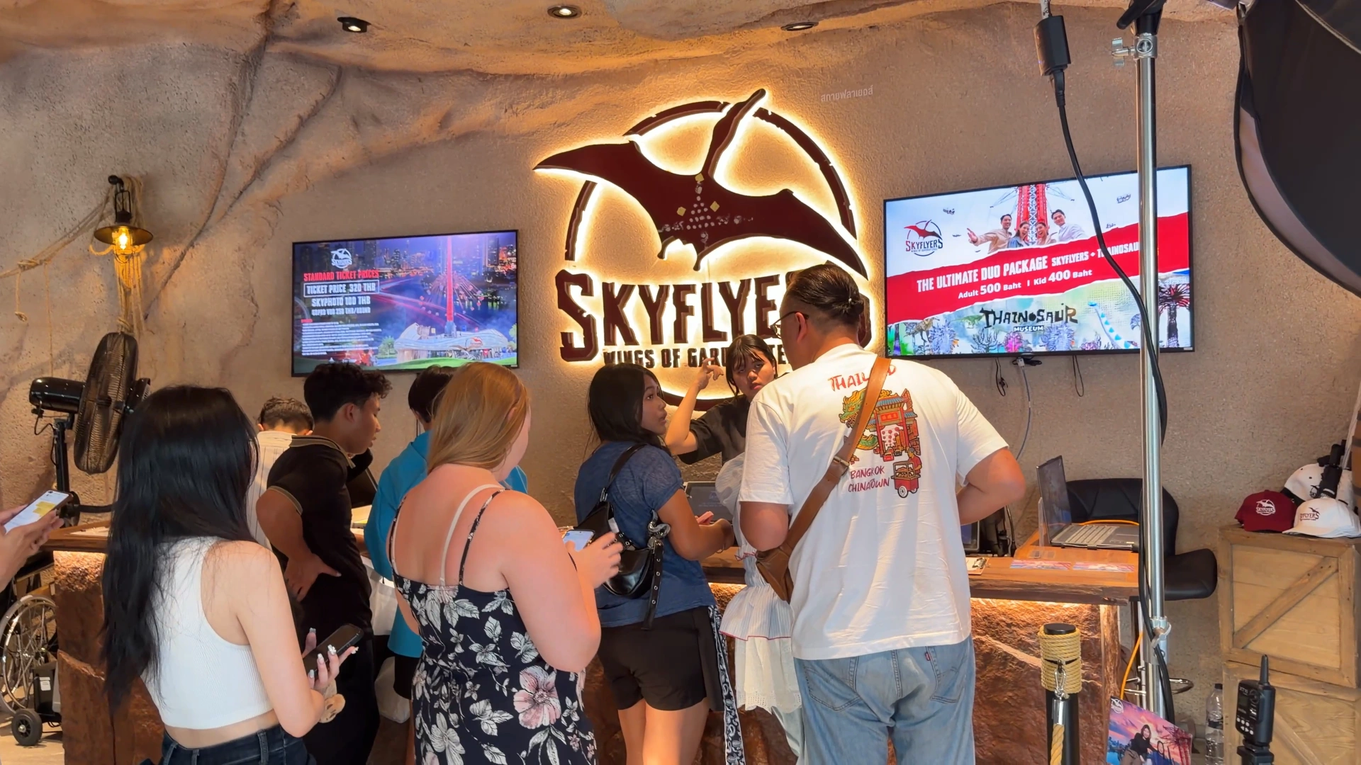 Travelers at Skyflyers - The Highest Giant Swing in Bangkok: A Thrilling City View - Leotrails