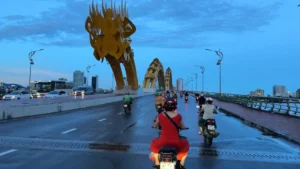 Dragon Bridge - Son Tra Night Market Da Nang: Food & Things to Do - Leotrails