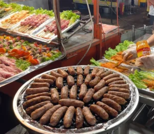 Sausages - Son Tra Night Market Da Nang: Food & Things to Do - Leotrails