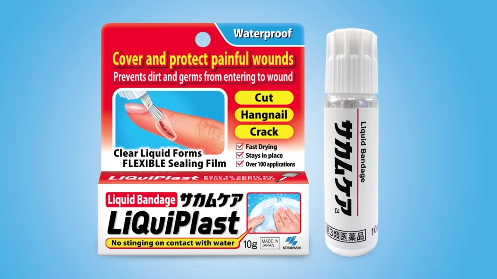 Liquiplast Liquiplast - Liquid Bandage for Travel: Fix Cuts & Cracked Skin Fast 🩹 - Leotrails