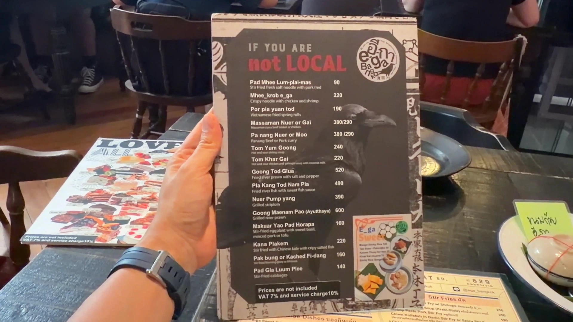 E-Ga Lab Menu - Song Wat Bangkok: How to Spend a Day Here 🏠 - Leotrails