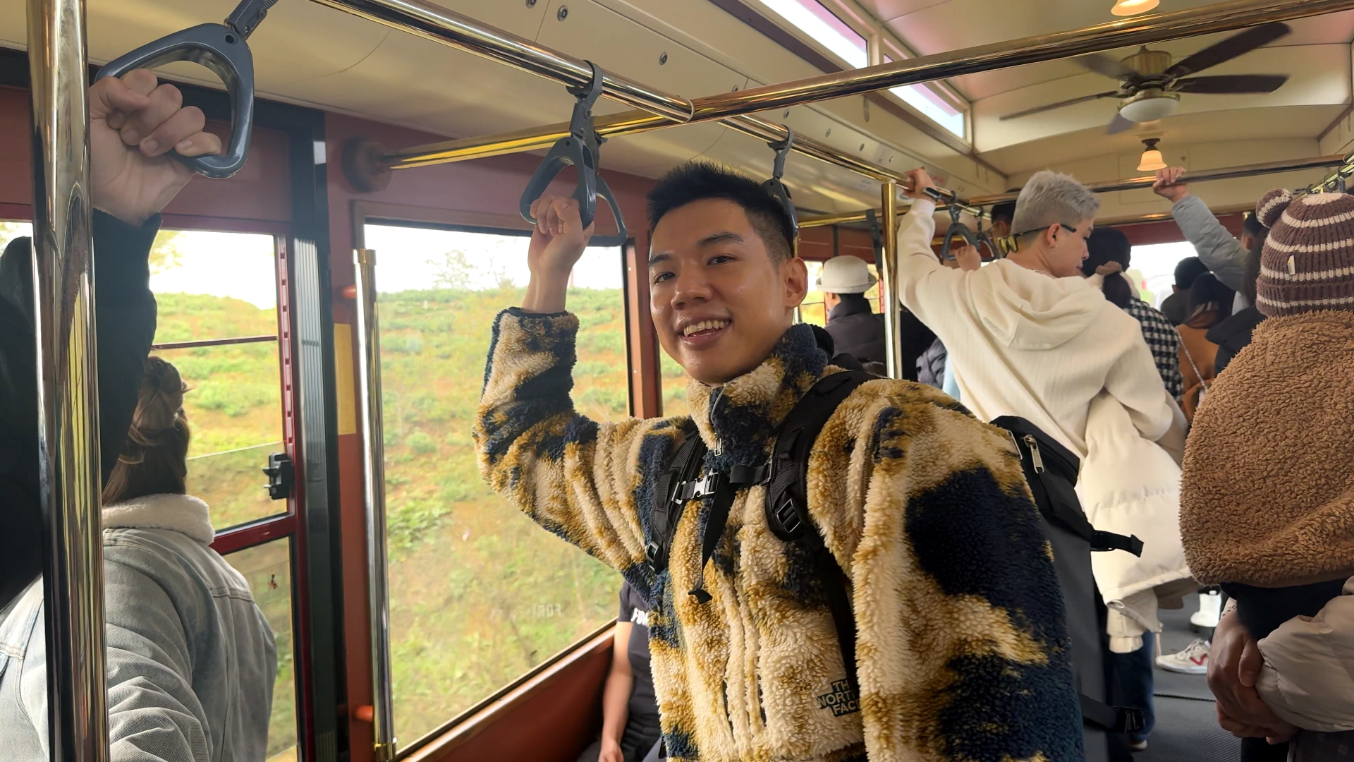 Me at Muong Hoa Funicular Train - How to Buy Fansipan Mountain Tickets the Easy Way 🎟️ - Leotrails