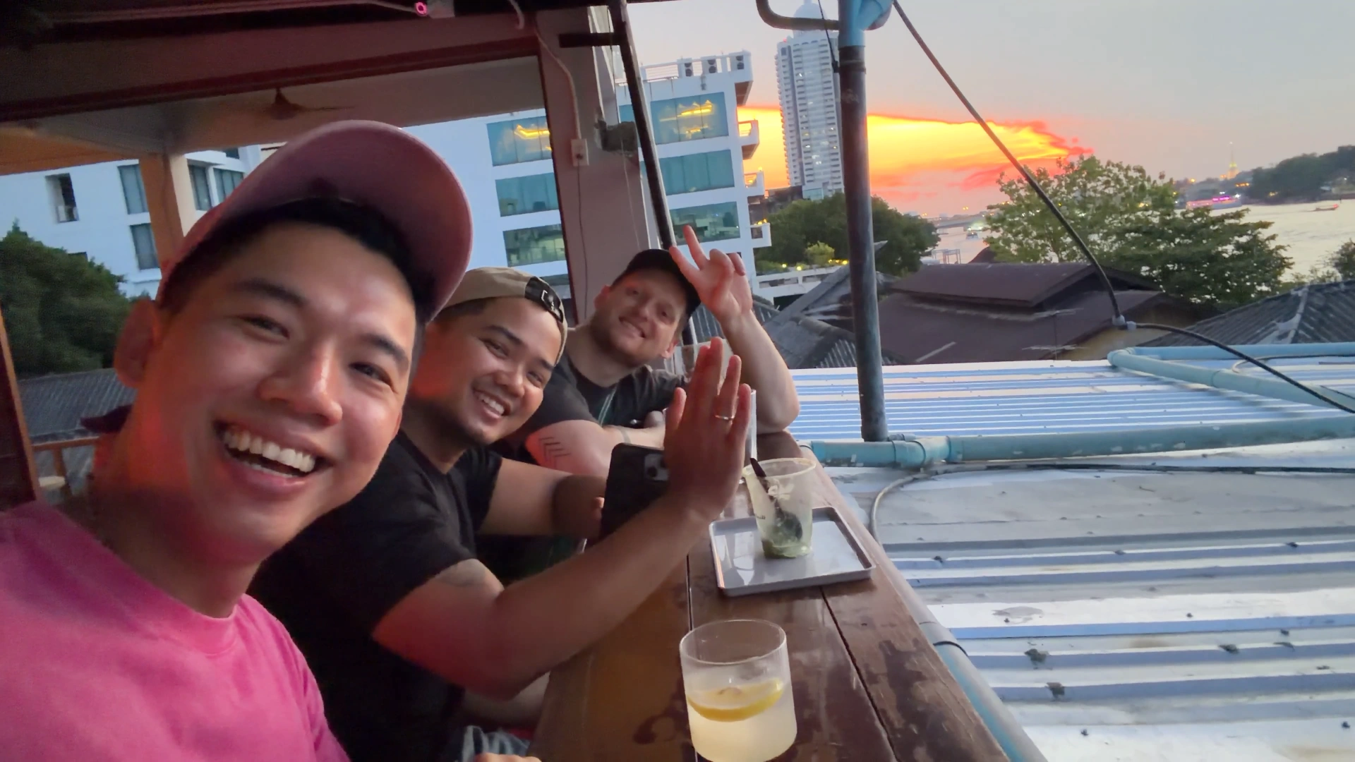 Me hanging out with my friends - Song Wat Bangkok: How to Spend a Day Here 🏠 - Leotrails
