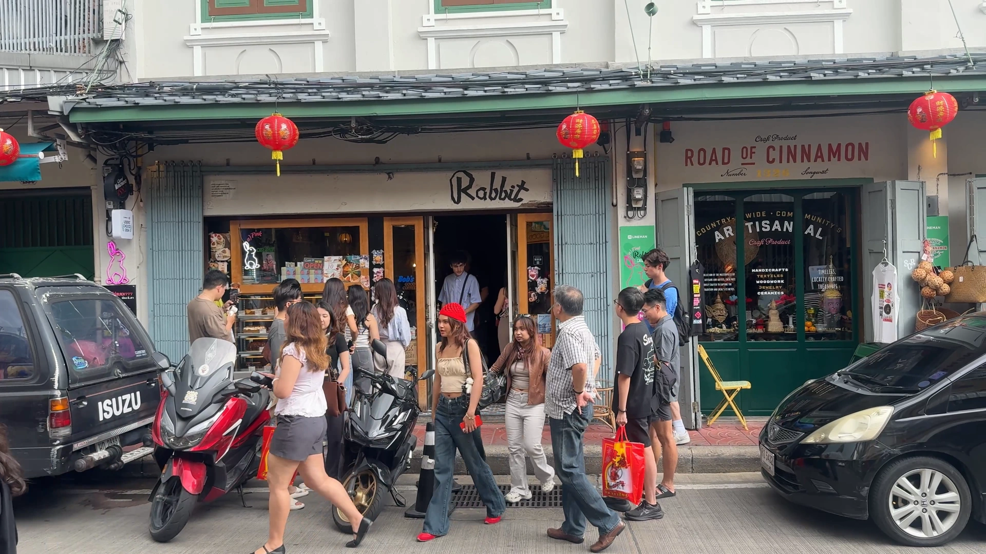 The Exterior at Pink Rabbit - Song Wat Bangkok: How to Spend a Day Here 🏠 - Leotrails