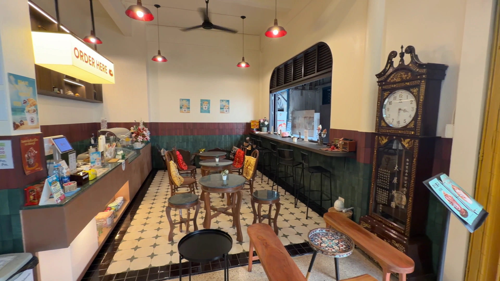 The Interior of Nuury Chestnut Ice Cream  - Song Wat Bangkok: How to Spend a Day Here 🏠 - Leotrails