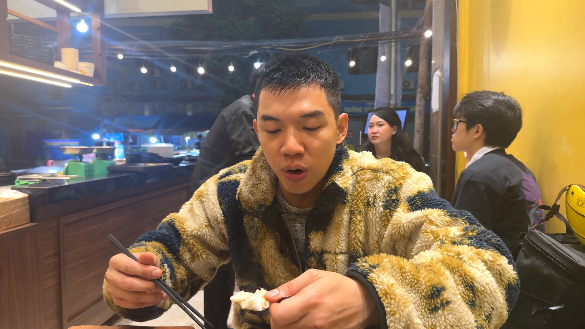 Me trying to eat Bánh cuốn - What to Eat in Haiphong: Amazing Local Food Experience😋 - Leotrails